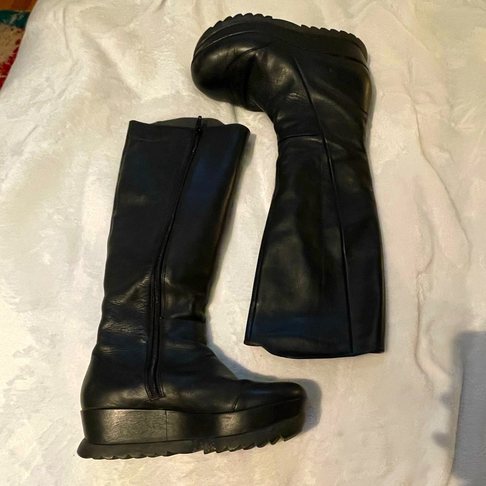 Camper Tall Leather Boots (size 38)
